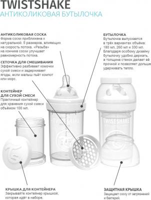 Антиколиковая бутылочка для кормления, цвет: пастельный синий, 180 мл – фото 12