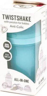 Антиколиковая бутылочка для кормления, цвет: пастельный синий, 180 мл – фото 14