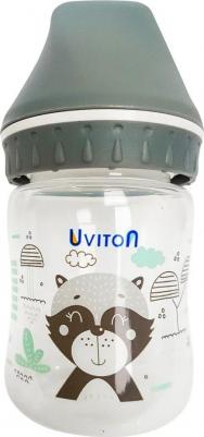 Бутылочка для кормления малыша, серая, 125 мл – фото 1