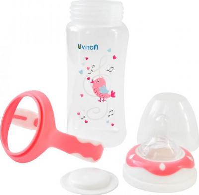 Бутылочка с ручками для кормления малыша мятная 270 мл – фото 6