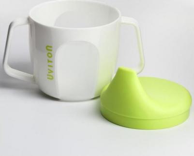 Поильник детский/ Чашка с крышкой /Кружка поильник/ Кружка с носиком, крышкой и ручками 180 мл /6 м+ мятный – фото 12