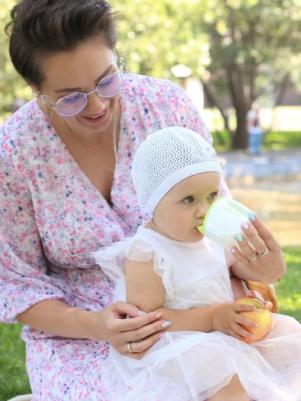Поильник детский/ Чашка с крышкой /Кружка поильник/ Кружка с носиком, крышкой и ручками 180 мл /6 м+ мятный – фото 19