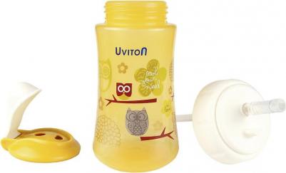 Поильник, с трубочкой и крышечкой, голубой, 360 мл – фото 5