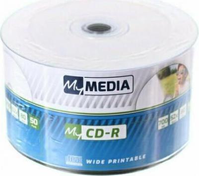 Оптический диск CD-R 700МБ 52x, 50шт., pack wrap [69201] – фото 2