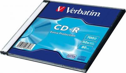 700MB, 52x, SLIM-футляр, 43347 – фото 5