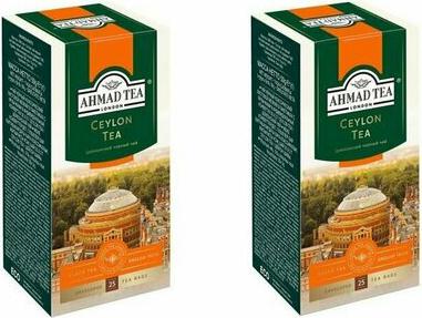 Ceylon Tea черный чай в пакетиках с ярлычками, в конвертах из фольги, 25 шт – фото 11