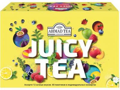 Чай, Ассорти Чайное Джуси Ти, пакетики в индивид. конвертах, 12 вкусов, 60 пак – фото 1