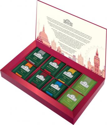 Чай черный и зеленый London Selection 8 вкусов, 40 пакетиков – фото 3