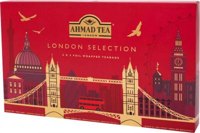 Чай черный и зеленый London Selection 8 вкусов, 40 пакетиков – фото 6