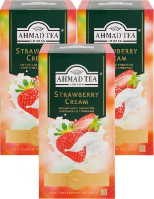 Чай черный "Клубника со сливками", 25 пакетиков – фото 3