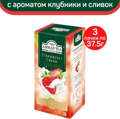 Чай черный "Клубника со сливками", 25 пакетиков – фото 6