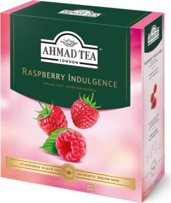 Чай черный Raspberry Indulgence, с ароматом малины, 2 упаковки по 100 пакетиков – фото 1