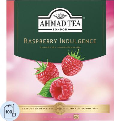 Чай черный Raspberry Indulgence, с ароматом малины, 2 упаковки по 100 пакетиков