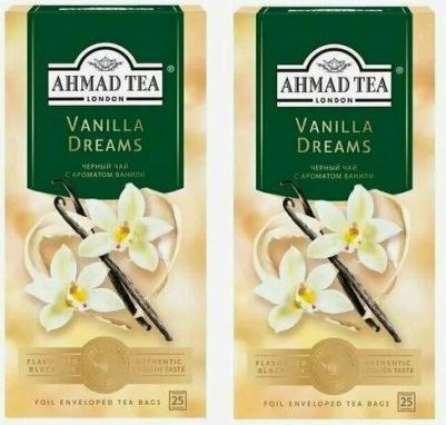 Чай черный Ванильные грезы в пакетиках 1,8 г х 25 шт – фото 10