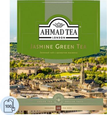 Чай Green Jasmine Tea зеленый 100 пакетиков – фото 1