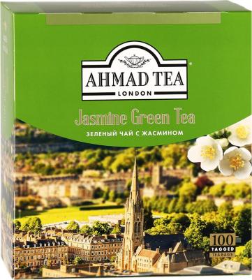 Чай Green Jasmine Tea зеленый 100 пакетиков – фото 6