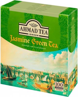Чай Green Jasmine Tea зеленый 100 пакетиков – фото 13