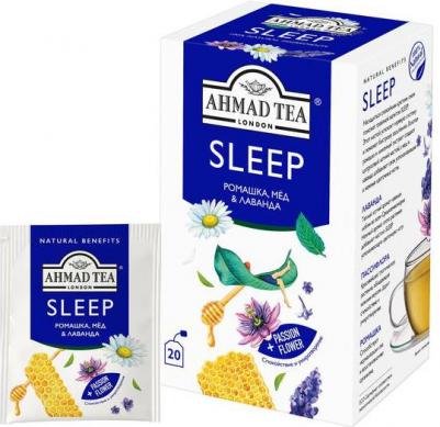 Чай Sleep травяной ромашка/мед/лаванда 20 пакетиков – фото 1