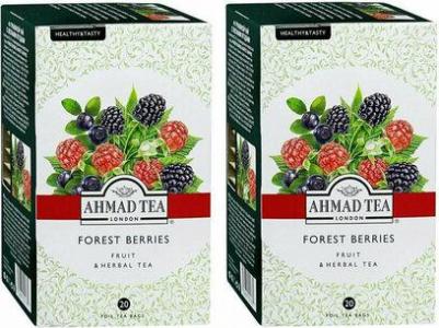Forest Berries травяной чай в фольгированных пакетиках, 20 шт – фото 1