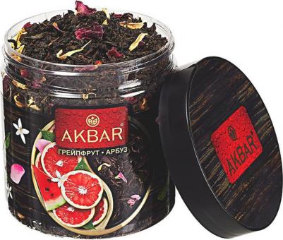 Чай черный грейпфрут и арбуз листовой 100 г – фото 1