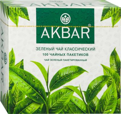 Чай зеленый байховый китайский мелкий 100 пакетиков по 2 г