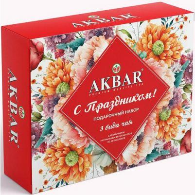 Чайный набор Ассорти 3 вкуса по 25 пакетиков, 75x1,5 г 4650065525947 – фото 1