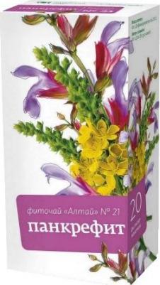 Фиточай Алтай N21 панкрефит ф/п 2г №20
