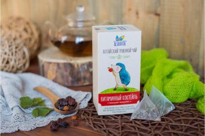 Чай витаминный коктейль травяной 10 пирамидок – фото 1