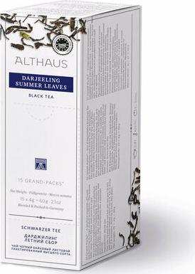 Чай черный Darjeeling Summer Leaves Grand Pack в пакетиках для чайника, 4гр х 15шт – фото 2