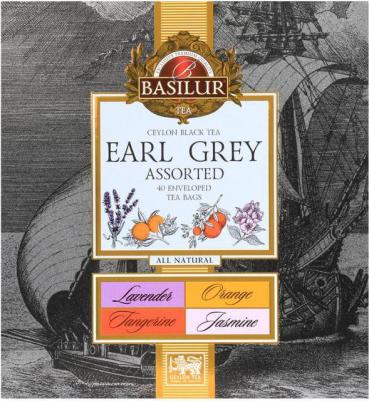 Чай в пакетиках Earl Grey, ассорти, 40 пакетиков – фото 1
