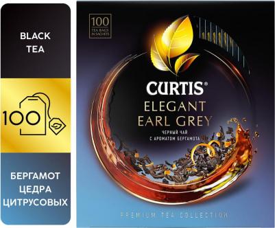 Чай черный "Elegant Earl Grey", листовой с добавками, 100 сашетов – фото 7