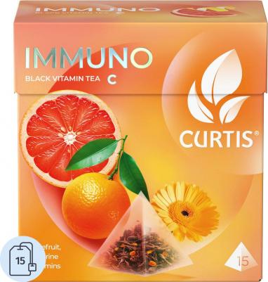 Чай черный "Immuno", с добавками, 15 пирамидок
