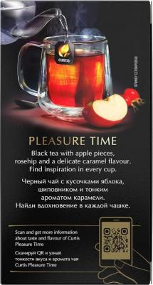 Чай черный в пакетиках Pleasure Time 25 шт., c шиповником, яблоком и карамелью – фото 1