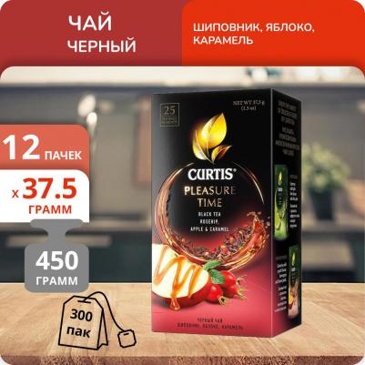Чай черный в пакетиках Pleasure Time 25 шт., c шиповником, яблоком и карамелью – фото 9
