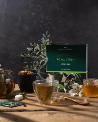 Чай Royal Green tea зеленый 100 пакетиков – фото 1