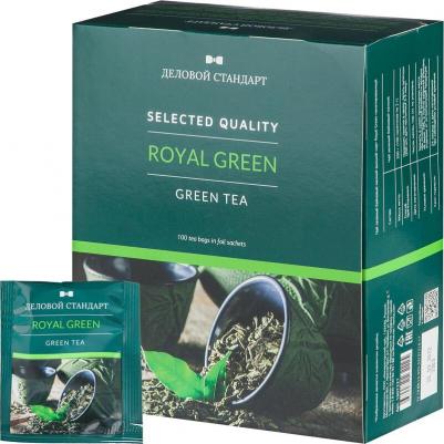 Чай Royal Green tea зеленый 100 пакетиков