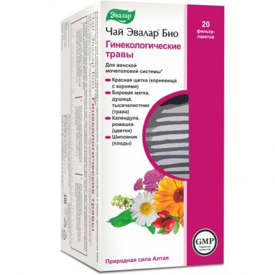 Чай Био Гинекологические травы в фильтр-пакетах, 20 шт – фото 3