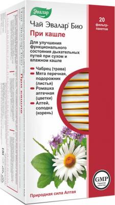 Чай БИО при кашле, 20 фильтр-пакетов