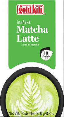 Матча Латте быстрорастворимый готовый напиток "Matcha Latte", 10 стиков по 25 г, 5110 – фото 1