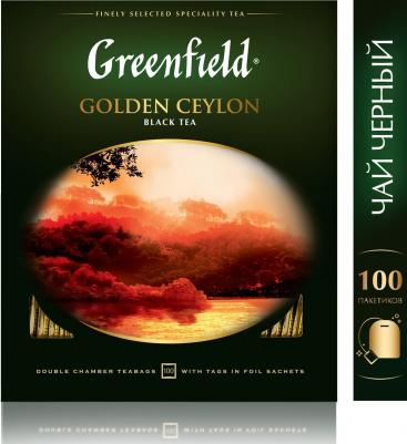 Чай Golden Ceylon черный 100 пакетиков – фото 6