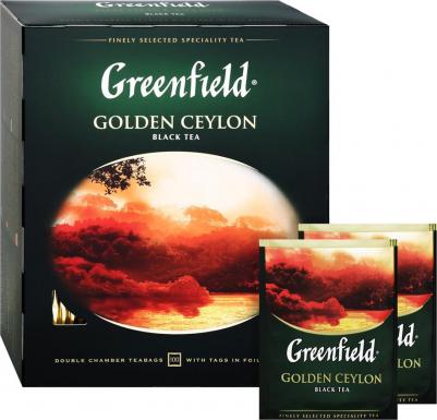 Чай Golden Ceylon черный 100 пакетиков – фото 14