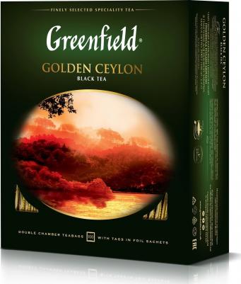 Чай Golden Ceylon черный 100 пакетиков – фото 16