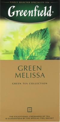 Чай Green Melissa зеленый 25 пакетиков – фото 12