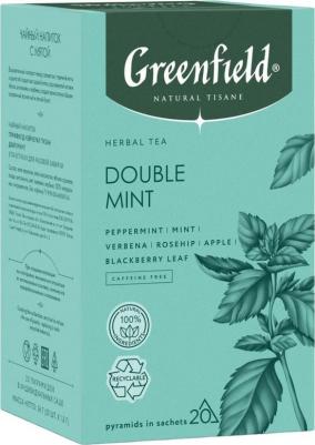 Чай травяной Double Mint в пирамидках, 20х1,8 г – фото 1