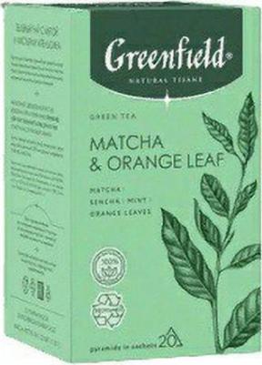 Чай травяной Matcha & Orange Leaf в пирамидках, 20х1,8 г – фото 1
