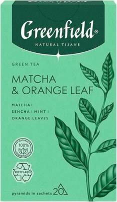 Чай травяной Matcha & Orange Leaf в пирамидках, 20х1,8 г – фото 3