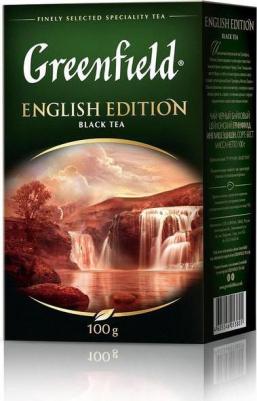 English Edition черный листовой чай, 100 г – фото 1