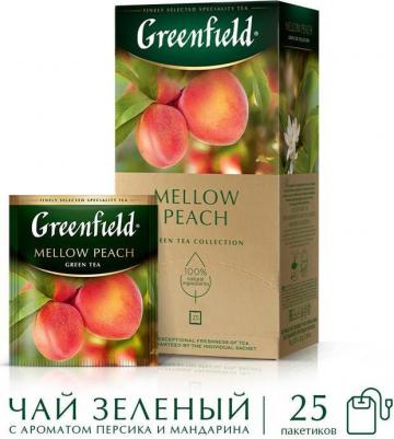 Зеленый чай в пакетиках Peach Mellow, 25 шт – фото 14
