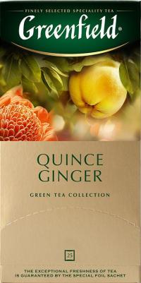 Зеленый чай в пакетиках Quince Ginger, 25 шт – фото 11