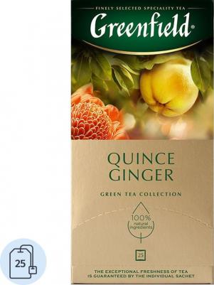 Зеленый чай в пакетиках Quince Ginger, 25 шт – фото 13